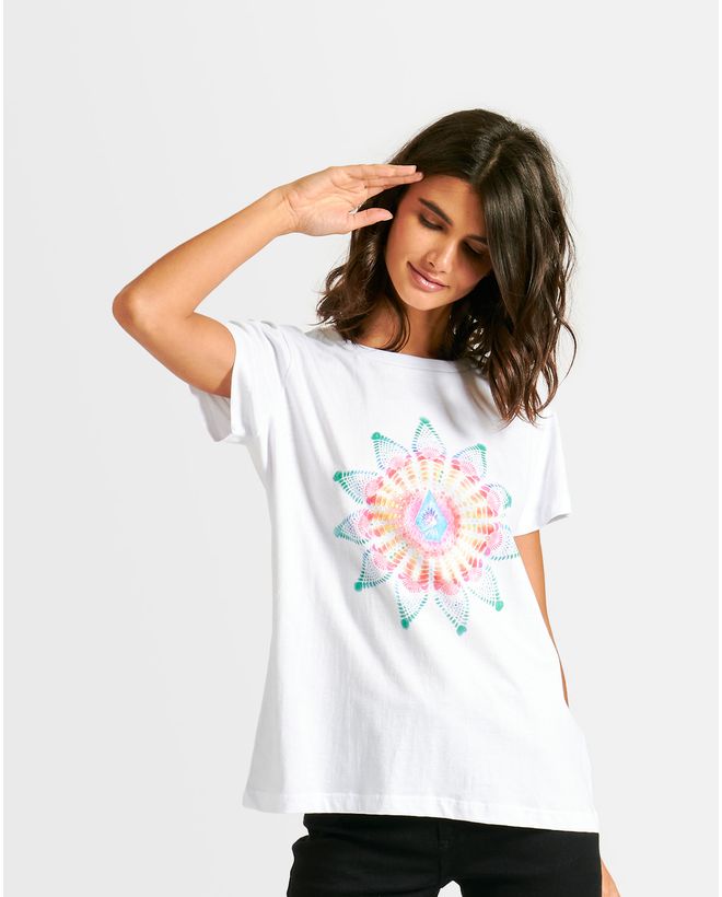 Camiseta Volcom Star Shields Branca Volcom Brasil Volcom Camiseta Volcom Star Shields Branca Volcom Brasil Volcom